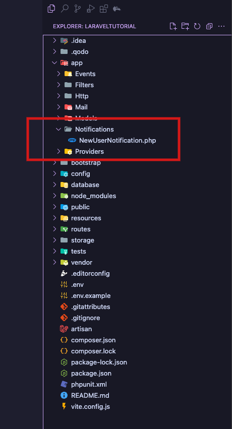 Laravel Notifications File
